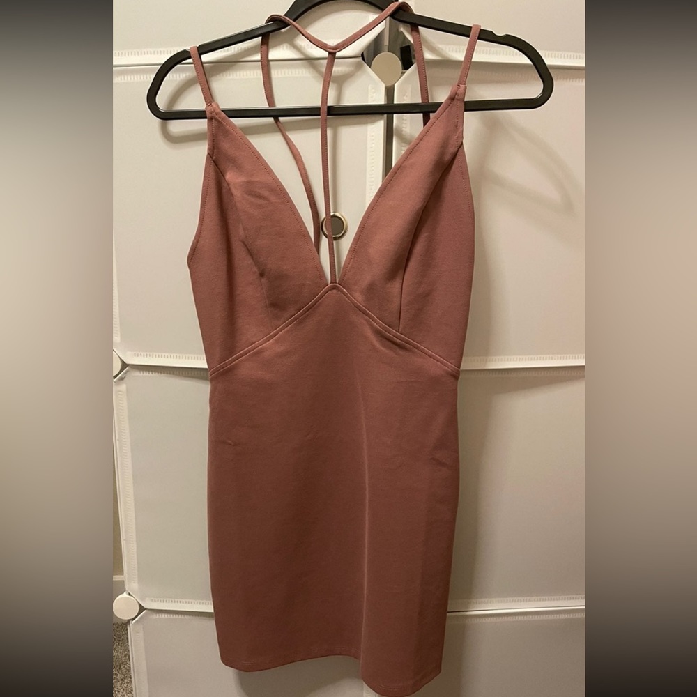 Tobi Caddie Cat Collar Bodycon Dress